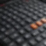 A close-up view of a used car payment calculator on a digital device.