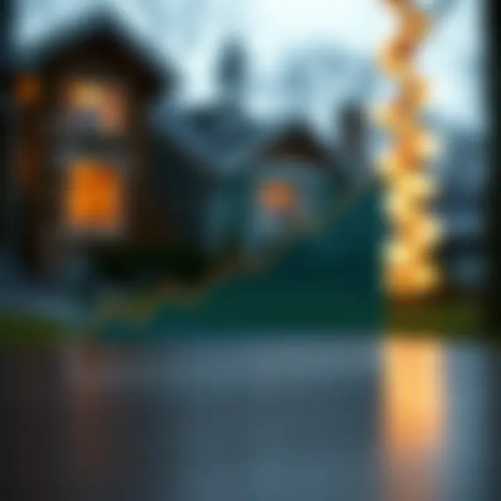 Graph representing loan-to-value ratio