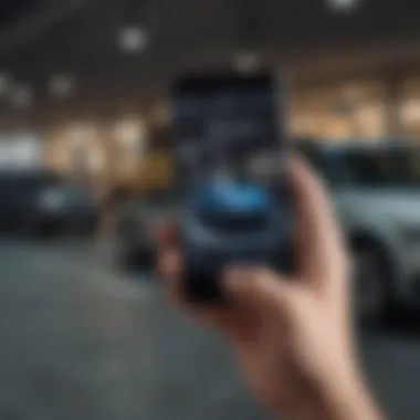 Accessing VW Payoff Information VW payoff phone number on a smartphone screen