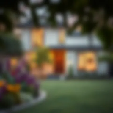 Exploring the Charm of Modern Homeownership Modern house with a beautiful garden